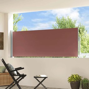 vidaXL Σκίαστρο Πλαϊνό Συρόμενο Βεράντας Καφέ 100 x 314 εκ.