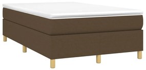 ΚΡΕΒΑΤΙ BOXSPRING ΜΕ ΣΤΡΩΜΑ ΣΚΟΥΡΟ ΚΑΦΕ 120X200 ΕΚ. ΥΦΑΣΜΑΤΙΝΟ 3144509