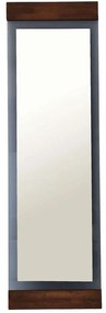 Καθρέπτης Δαπέδου - Τοίχου Murano 552NOS2327 50x3x170cm Walnut Aberto Design Metal, Glass