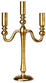Κηροπήγιο Oily Triple 140-225-069 Gold Pols Potten Glass