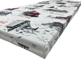 Stewehome Στρώμα αφρού για δάπεδο ή μπαλκόνι 180x80x6 cm
