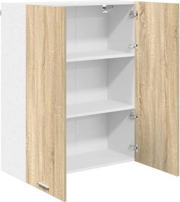 vidaXL Κρεμαστό ντουλάπι με αποθήκευση Δρύς Sonoma 80 x 31 x 100 εκ.