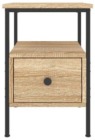 vidaXL Κομοδίνα 2 τεμ. Sonoma Δρυς 34 x 36 x 50 εκ. από Επεξεργ. Ξύλο