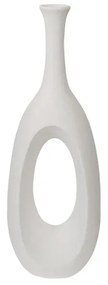 MarHome FIBERGLASS ΒΑΖΟ ΛΕΥΚΟ ΠΑΓΟΥ ΜΕ ΤΡΥΠΑ - 27x20x76cm 1/ΚΙΒ  06-94702