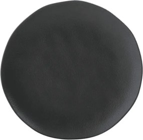 Σερβίτσιο Πιάτων Stoneware Organic Matte Black – Σετ 18τμχ - Porto Brasil