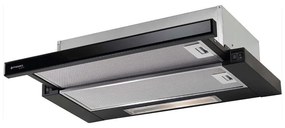 Απορροφητήρας Συρόμενος Ecoline 065032801 Με Γυαλί 60cm Black Pyramis Ανοξείδωτο Ατσάλι