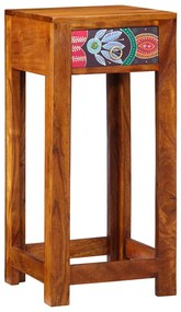 vidaXL Βάση τηλεφώνου Καφέ 35 x 35 x 75 εκ. Μασίφ ξύλο ακακίας