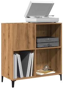 vidaXL Δισκοθήκη τεχνίτης Δρυς 84,5 x 38 x 89εκ από Επεξεργασμένο Ξύλο