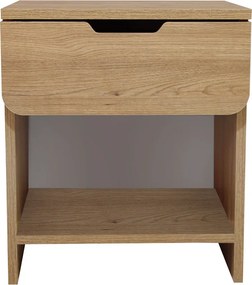 Κομοδίνο Mida Megapap χρώμα sepet oak 45x40x52εκ.