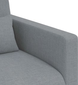 vidaXL Καναπές 2 pcs Ανοιχτό γκρι