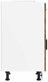 vidaXL ντουλάπι βάσης κουζίνας Porto Καπνιστή βελανιδιά