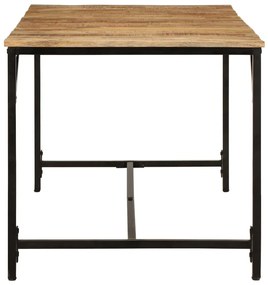 vidaXL Τραπεζαρία 160 x 80 x 75 εκ. από Μασίφ Ακατέργαστο Ξύλο Μάνγκο
