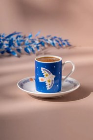 Stewehome Σετ 6 τεμαχίων φλιτζάνια καφέ 100 ml Πολύχρωμο