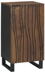 Γραφείο Καφέ 40 x 33 x 75 εκ. Μασίφ ξύλο μάνγκο