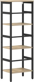 vidaXL Ράφι Βιβλίων Δρύς Sonoma 40 x 29,5 x 115 εκ Επεξεργασμένο ξύλο