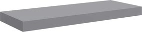 vidaXL Ράφι Τοίχου Γκρι 60x23,5x3,8 εκ. MDF
