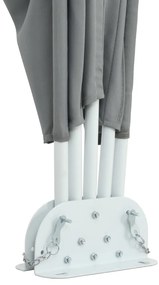 vidaXL Σκίαστρο Βεράντας Πλαϊνό Πτυσσόμενο Γκρι 300 x 200 εκ.