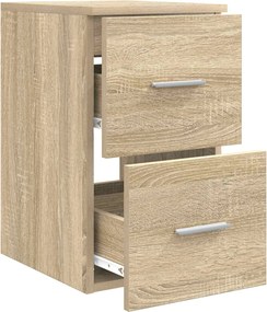 vidaXL Ντουλάπι Μπάνιου Ενδιάμεσο Sonoma Δρυς 30 x 35 x 50 εκ.