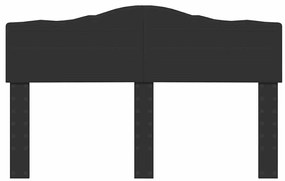 vidaXL Κεφαλάρι Μαύρη Οξυά 150 cm Επεξεργασμένο ξύλο