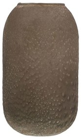 Βάζο Γυάλινο Meli 018141 D11xH19cm Mud Brown Glass