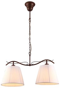 Φωτιστικό Οροφής 77-2229 H9423-2 Hana Brown Rusty Homelighting Μέταλλο,Γυαλί