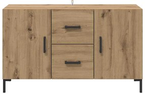 vidaXL Πλαϊνό γραφείο Artisan Oak 100 x 36 x 60 εκ. Επεξεργασμένο ξύλο