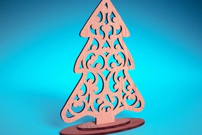 Intra απο ξύλο plywood 3mm-4mm πάχος Χριστουγεννιάτικο Στολίδι Μάνταλα με Δίασταση 30x30 cm INTRAFABR-72176849