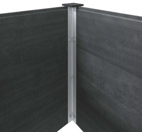 vidaXL Ζαρντινιέρα Κήπου Υπερυψωμένη Γκρι 300 x 50 x 91 εκ. από WPC