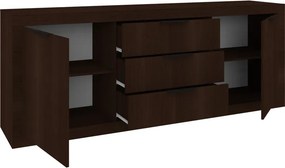 Μπουφές Doha pakoworld σε wenge απόχρωση 210x45x80.5εκ