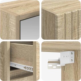 vidaXL Σετ Επίπλων Μπάνιου 4 pcs Sonoma Δρυς