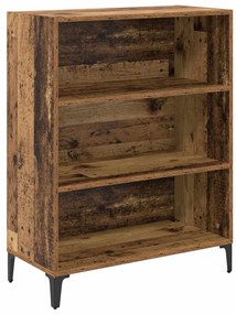 vidaXL Πλαϊνό γραφείο Παλαιό ξύλο 32.5 x 69.5 x 90 εκ