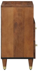 vidaXL Κομοδίνο 50x33x60 εκ. από Μανγκό ξύλο