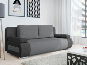 Καναπές κρεβάτι Comfivo 144, Αριθμός θέσεων: 2, Αποθηκευτικός χώρος, Σκούρο γκρι, Ανοιχτό γκρι, 77x200x92cm, 66 kg, Πόδια: Πλαστική ύλη | Epipla1.gr
