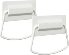 vidaXL Χερούλια Ντουλαπιών 2 pcs Λευκό 85 x 45 χιλ Μέταλλο