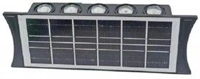 Ηλιακό επιτοίχιο φωτιστικό με 10 LED αδιάβροχο