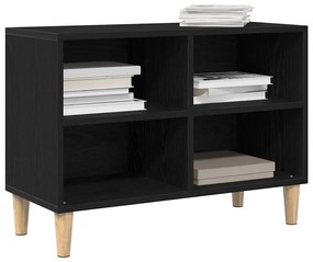 vidaXL Ντουλάπι TV Μαύρο 69.5 x 30 x 50 εκ. Επεξεργασμένο ξύλο