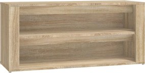 vidaXL Παπουτσοθήκη Sonoma Δρυς 100 x 35 x 45 εκ. Επεξεργασμένο Ξύλο