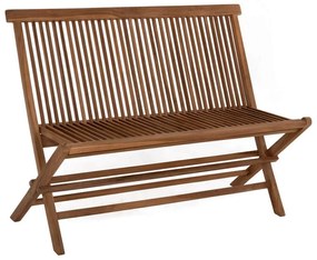 Παγκάκι Kendall HM9541 Πτυσσόμενο 120x62x89cm Από Ξύλο Teak Natural Διθέσιος