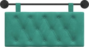 vidaXL Κρεμαστό Κεφαλάρι Τιρκουάζ Βελούδο