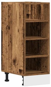 vidaXL Κάτω ντουλάπι Riga Παλιό ξύλο 30x44,5x81,5 cm