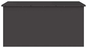 vidaXL Κουτί αποθήκευσης εξωτερικών χώρων Μαύρο 100 x 50,5 x 50 εκ.