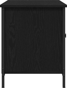 vidaXL Ντουλάπι TV Μαύρη δρυς 100 x 40 x 50 cm Επεξεργασμένο ξύλο
