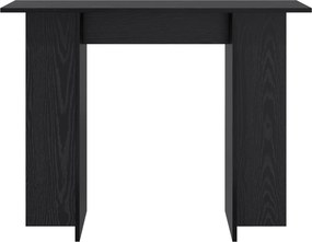 vidaXL Τραπέζι κονσόλας Μαύρη Δρυς 100 x 30 x 75 εκ Επεξεργασμένο Ξύλο