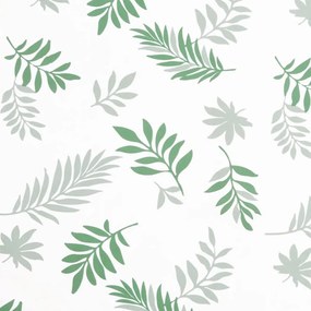 Μαξιλάρι Πάγκου Κήπου Σχέδιο Φύλλων 180x50x7 εκ. Ύφασμα Oxford - Πράσινο