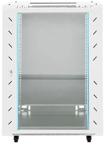 vidaXL Καμπίνα Δικτύου 15U 19" IP20 Γκρι 60x45x86 εκ.