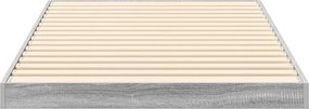 vidaXL Κρεβάτι δαπέδου Σονόμα 75 x 190 cm Επεξεργασμένο ξύλο