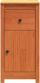 vidaXL Πλαϊνό γραφείο Κερωτό καφέ 39 x 34,5 x 80 εκ