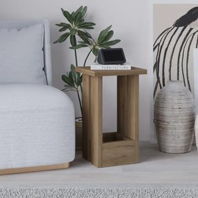 Megapap Τραπεζάκι Βοηθητικό Tasos Sepet Oak 30x30x50,3εκ.