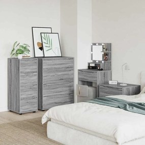 vidaXL Ντουλάπι αποθήκευσης Γκρίζο Σονομα 40 x 48 x 105 εκ