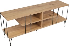 Έπιπλο Τηλεόρασης - Eze - Χρώμα Δρυς - 120x30x45εκ